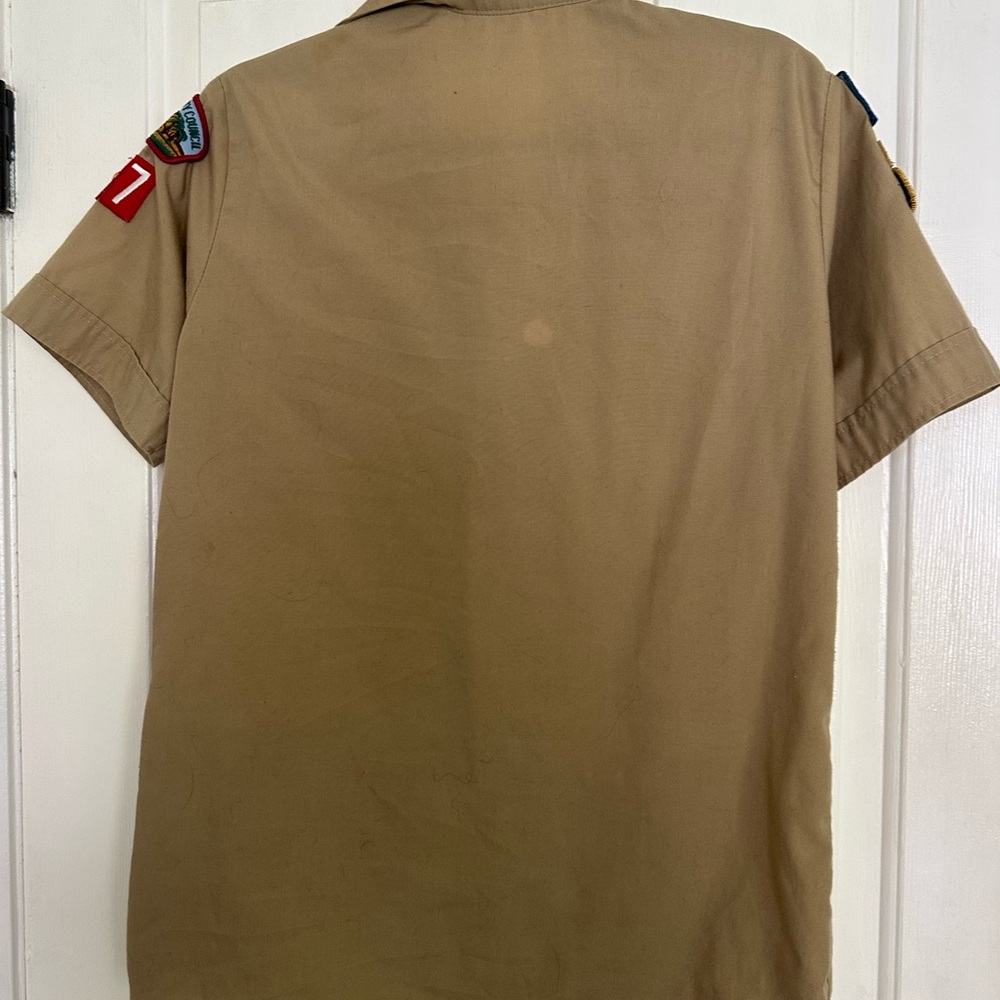 Boy Scouts Vintage Tan Shirt - Picture 2 of 6